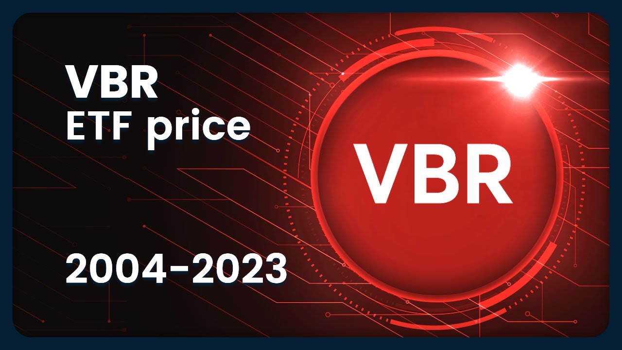 VANGUARD S&P SMALL-CAP VALUE (VBR) Price Evolution (USD) 2004-2023 #finance #etf #vbr #stocks