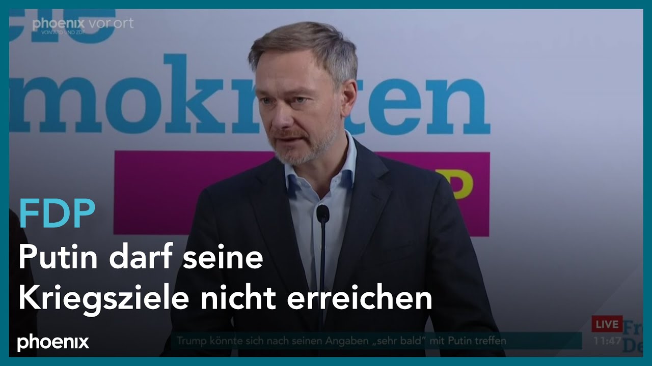 FDP: Marco Buschmann und Christian Lindner zu aktuellen politischen Themen | 17.02.25