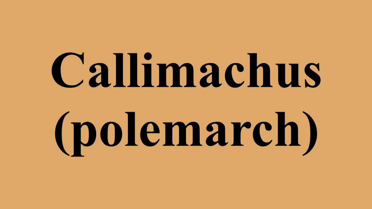Callimachus (polemarch)
