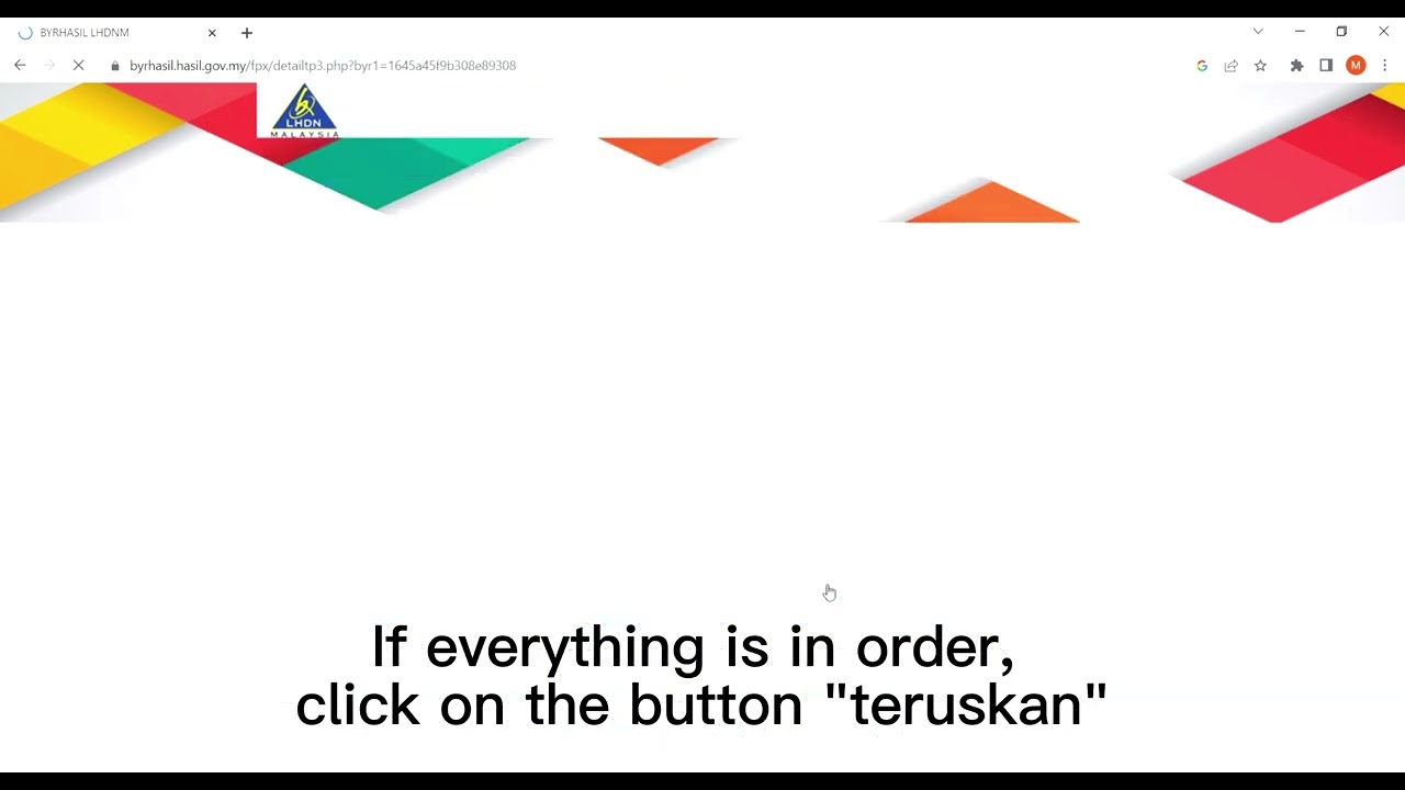 How to make tax payment online (Malaysia)