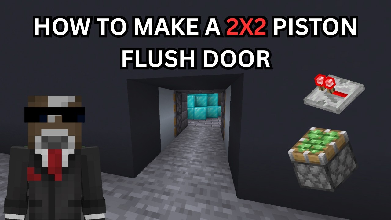 How To Make A 2x2 Flush Piston Door