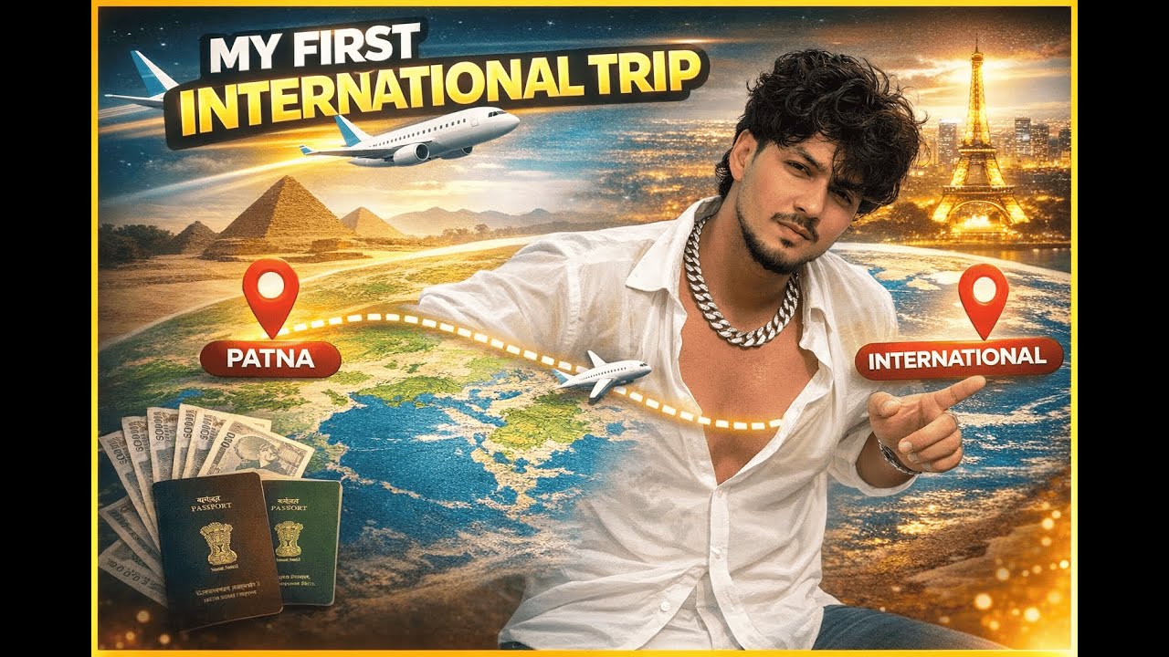 My first international trip 😊