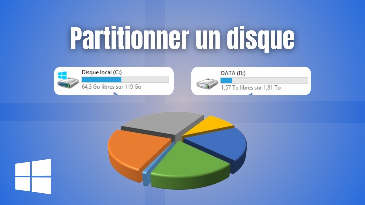 Comment partitionner un disque avec windows ?