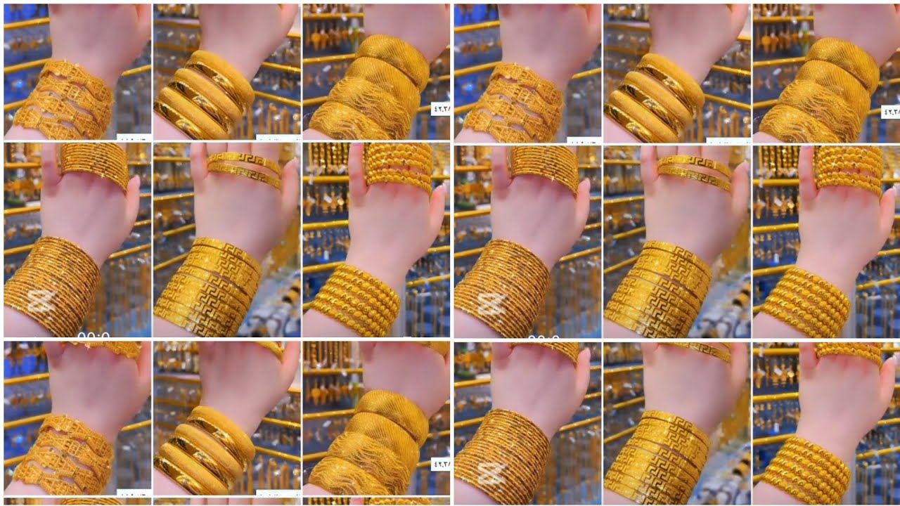 Latest Gold Bangles Designs 2025 | Top Trending Royal Bracelets | Stylish & Traditional Designs 2025