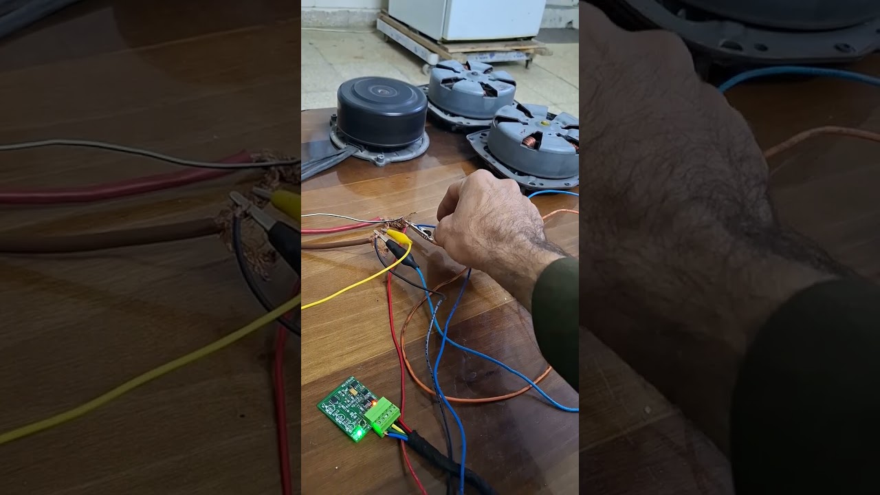 Brushless fan operator with ascending systemتشغيل مروحة اسبال بنظام تصاعدي