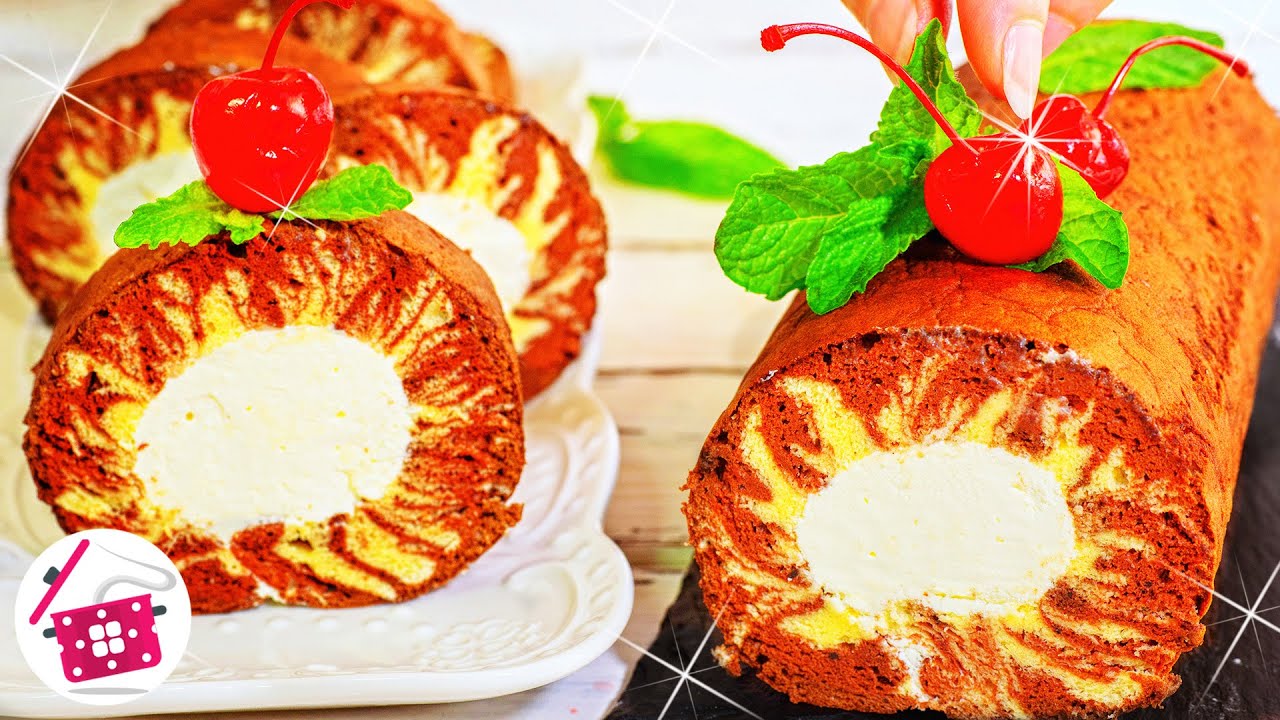 К Чаю ПОТРЯСАЮЩИЙ РУЛЕТ 