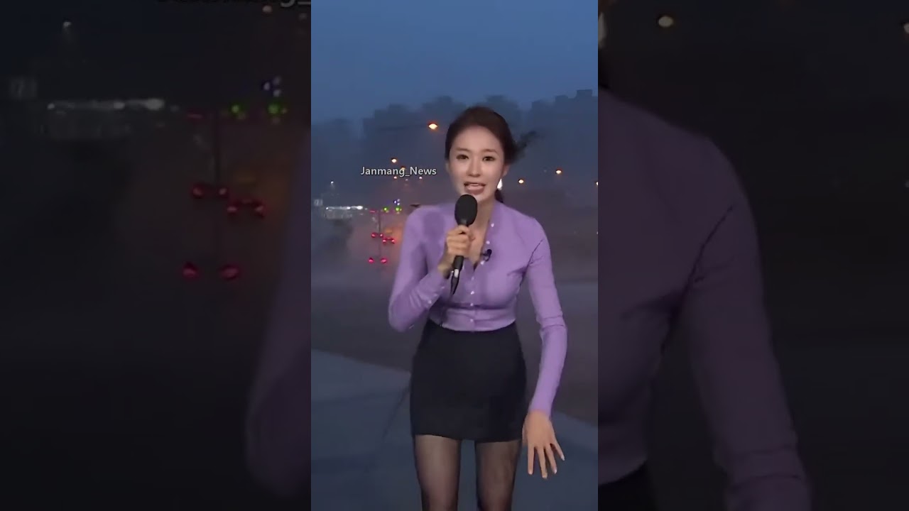 생방송 중 발음 꼬임?! 🥶 K-기상캐스터의 하루