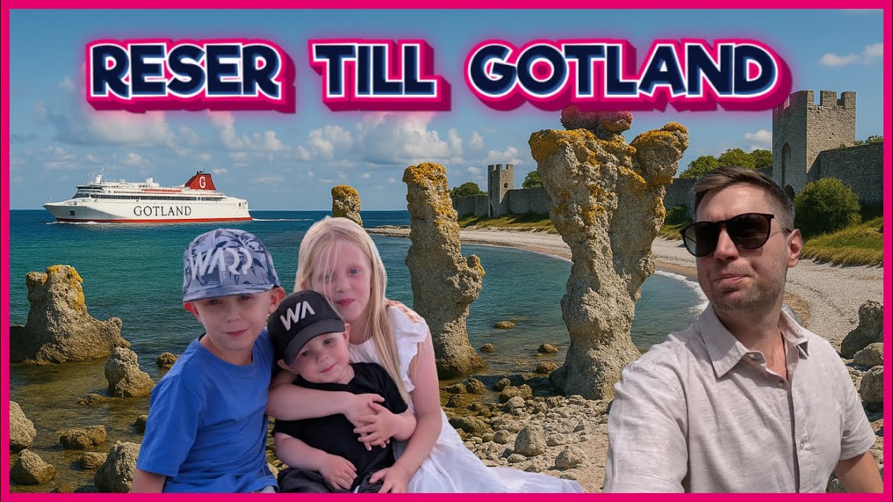 Familjesemester till GOTLAND – Vi tar färjan till Visby!