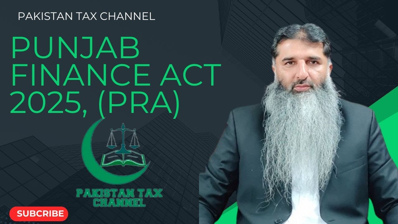 PUNJAB FINANCE ACT 2025, (PRA)