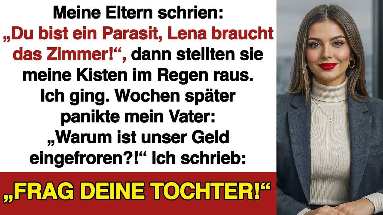 Ich verließ das Haus, Wochen später kam ein panischer Anruf