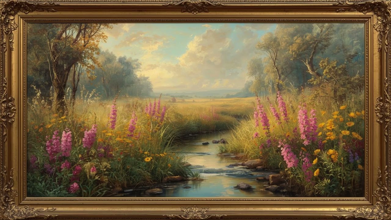 Vintage Nature Scene | 4K Static Art for FramearTV Screensaver for TV 2 Hrs