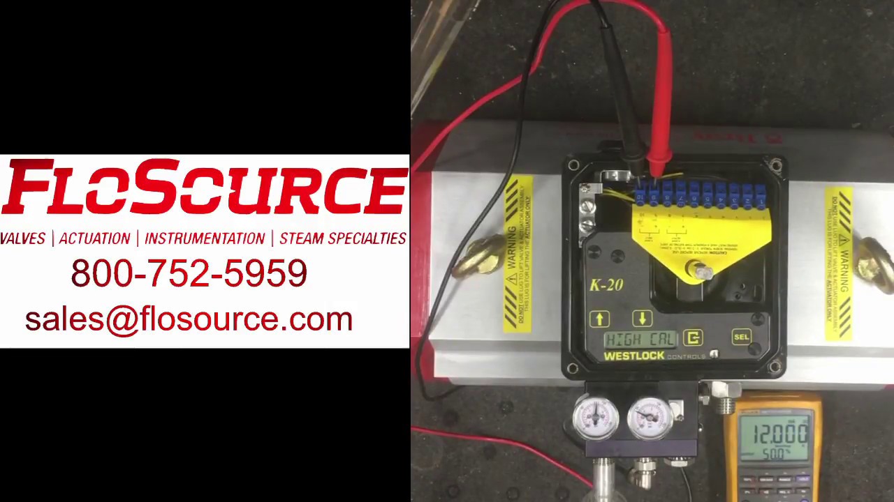 Flosource Westlock K20 Pneumatic Positioner Review and Auto Calibration