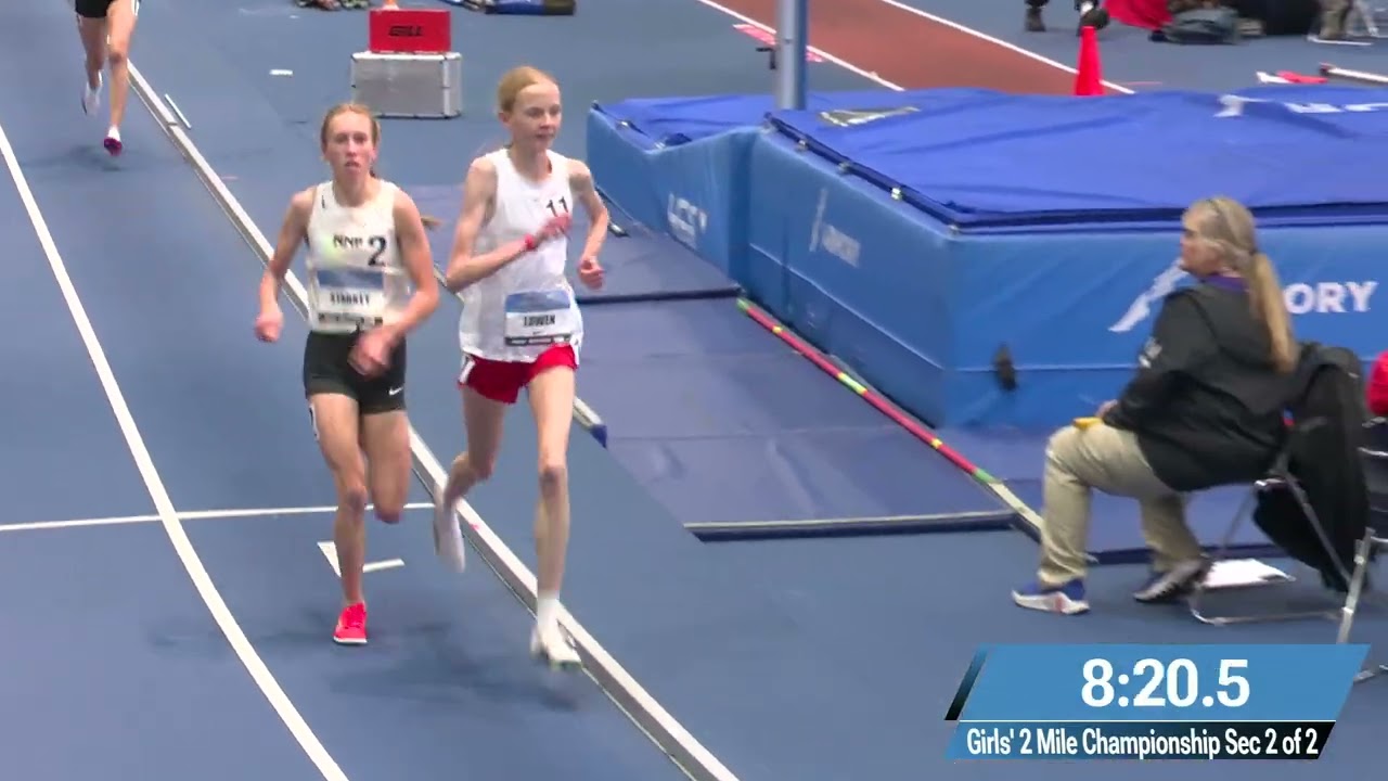 Girls' 2 Mile Championship Section 2 - Nike Indoor Nationals 2026 [Full Race Replay]