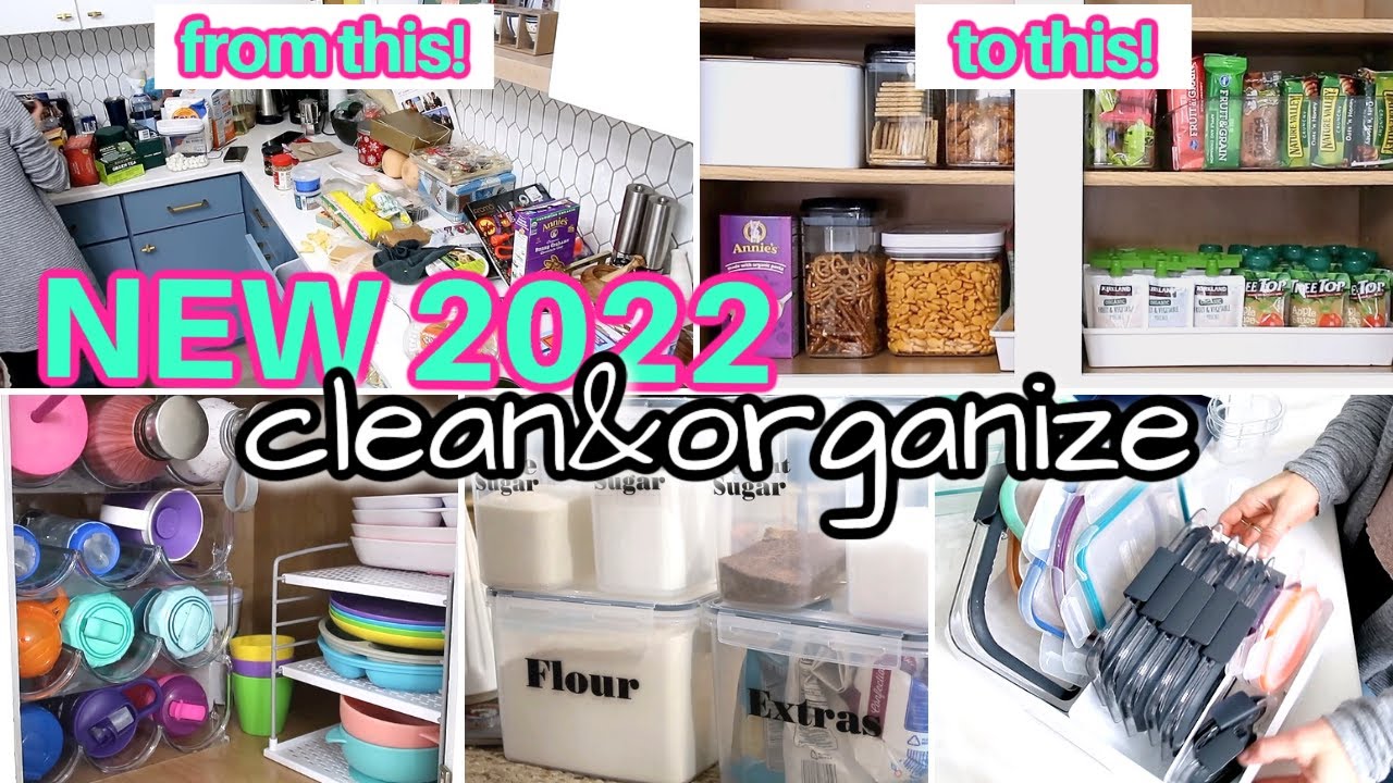 HOLY COW! MUST SEE KITCHEN DECLUTTER of 2022! | CLEAN | ORGANIZE | SATISFYING KITCHEN ORGANIZATION!