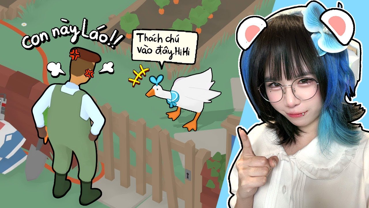 Mèo Simmy 1 Ngày Làm Con Ngỗng "MẤT NẾT" Chọc Bác Làm Vườn 😜⁉️