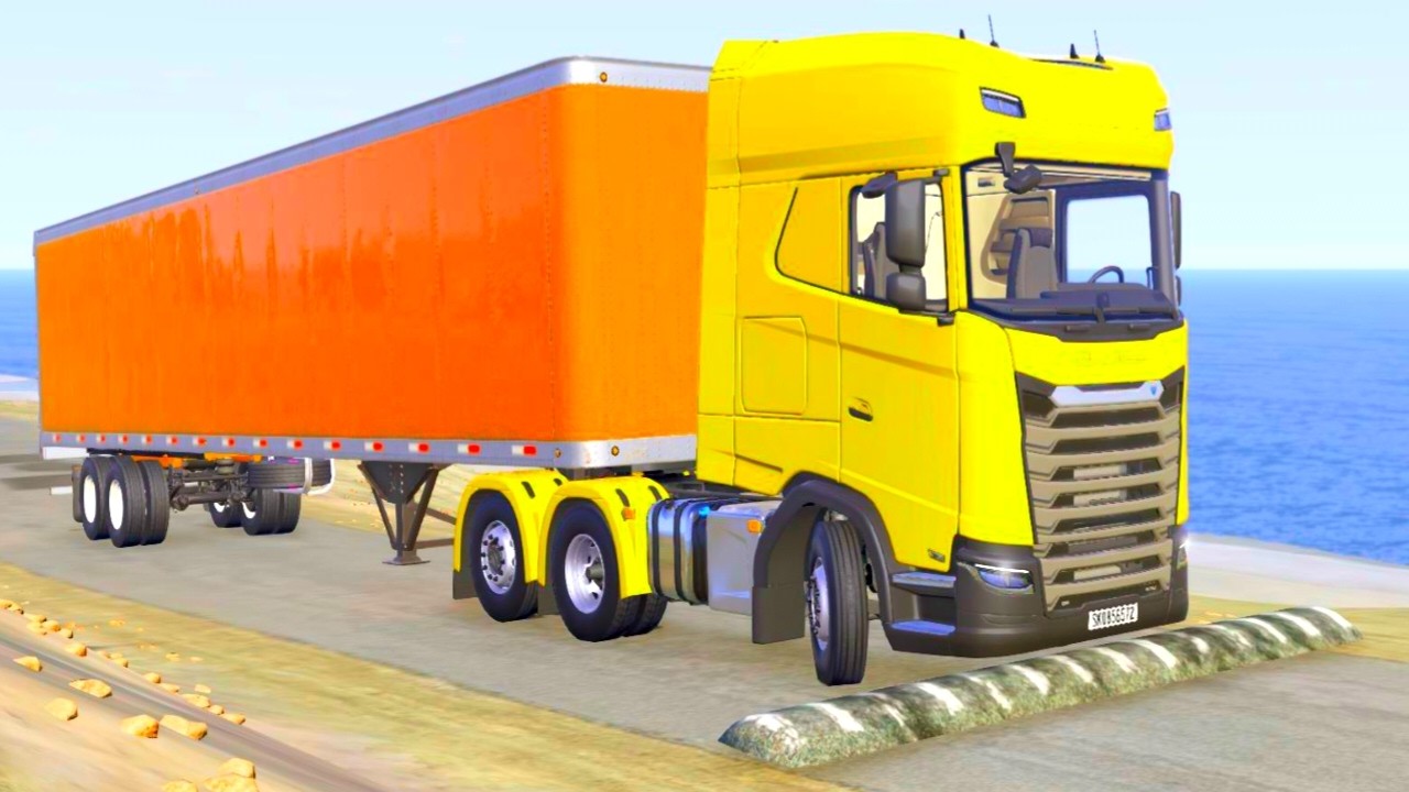 Truck vs Speedbump | Crash Game Ai #3