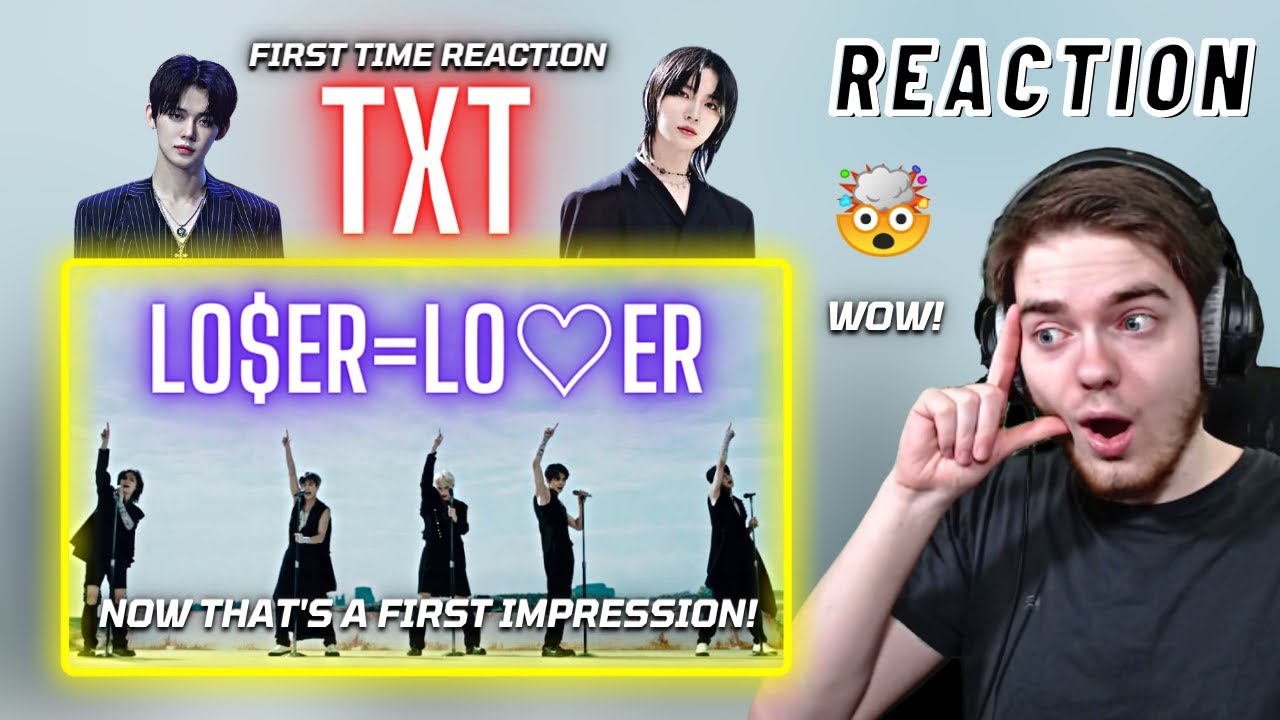 My FIRST time listening to TXT! - 'LOSER = LOVER' | REACTION