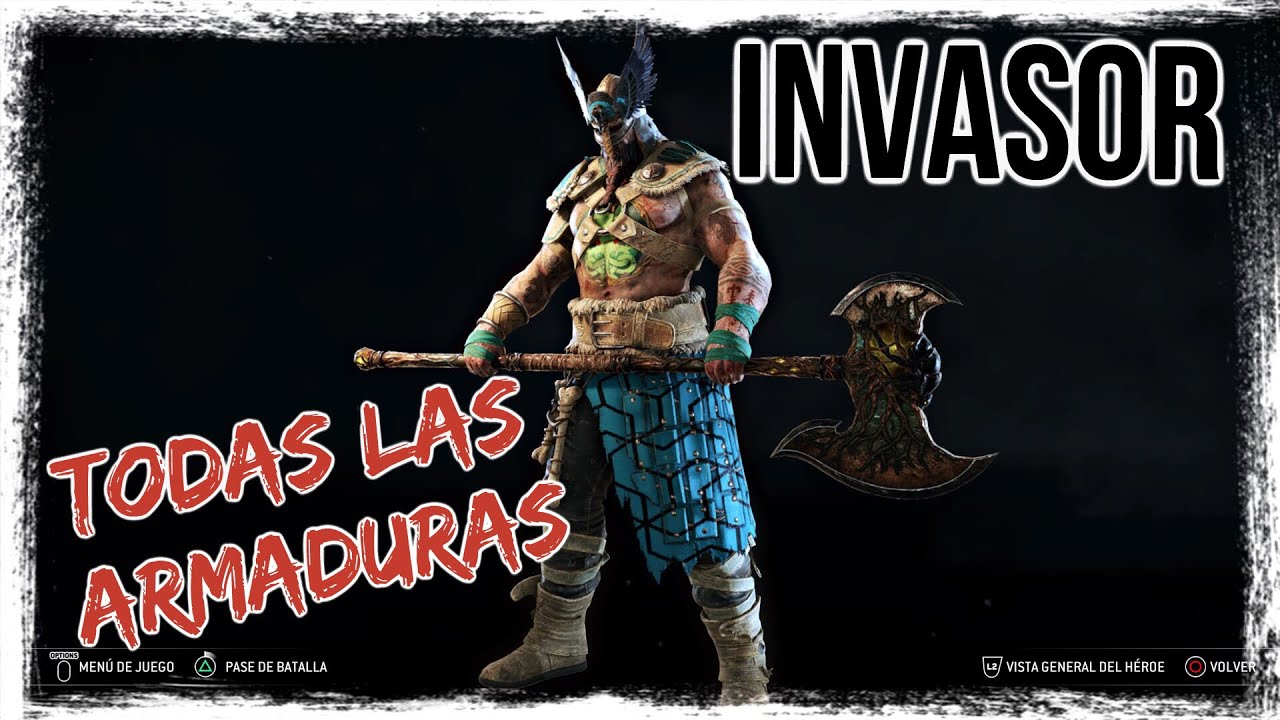 For Honor - Invasor todas las Armaduras (Hombre/Mujer)