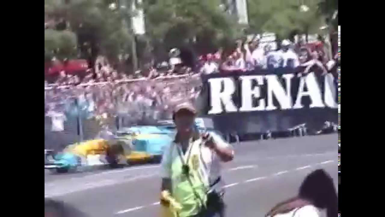 Renault Fernando Alonso Castellana Madrid