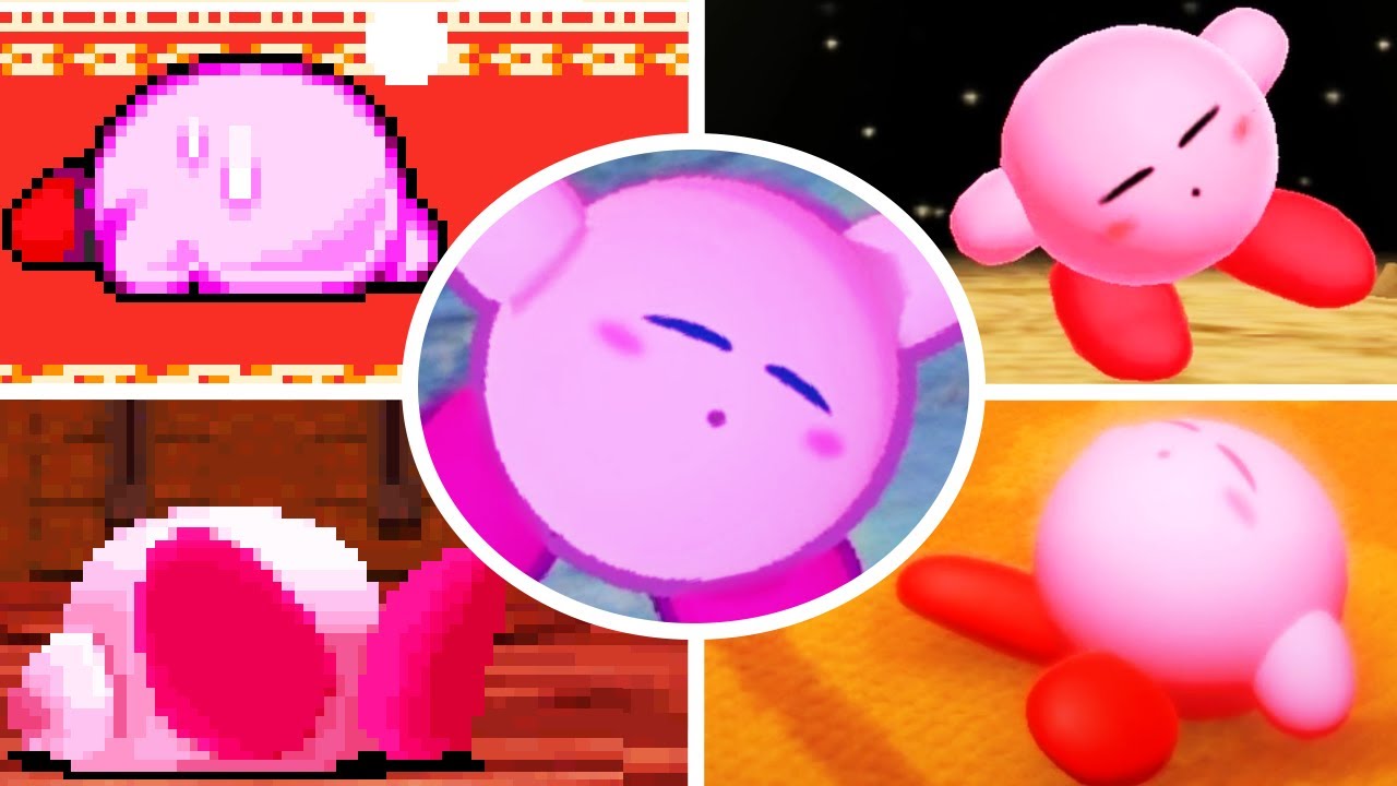 Evolution of Kirby Dying in the Arena (1993-2023)