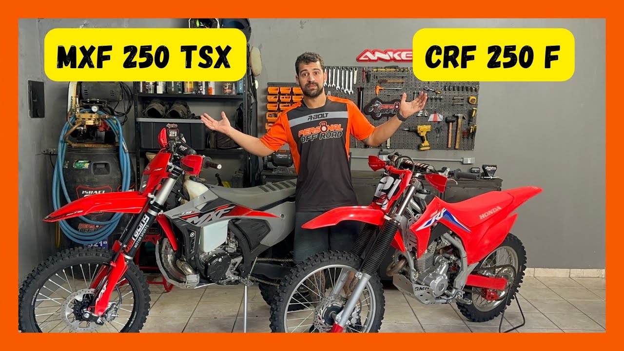 MXF 250 TSX X CRF 250 F - Qual a melhor?