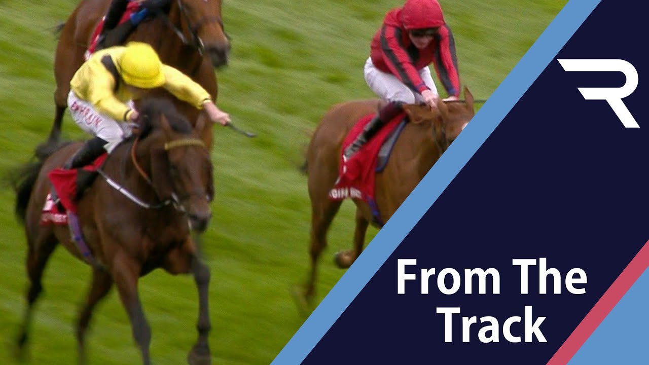 Tom Marquand and Ilaraab POWER to success in the St Simon Stakes at Newbury - Racing TV