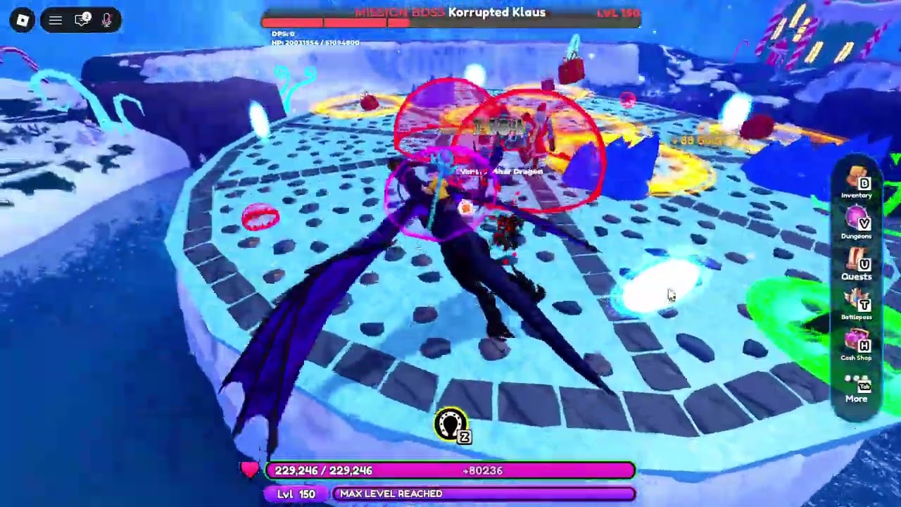 Roblox World//Zero Korrupted Klaus Insane Mage of Light