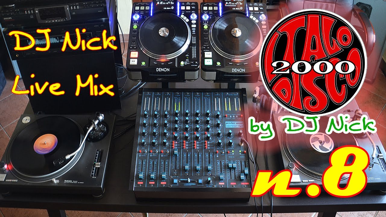 DJ NICK 2000's Vinyl Italo-Disco Mix live 8