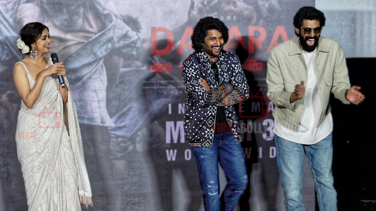 Dhoom Dhaam Video Song Launch | Keerthy Suresh, Nani | Dasara | Rana Daggubati