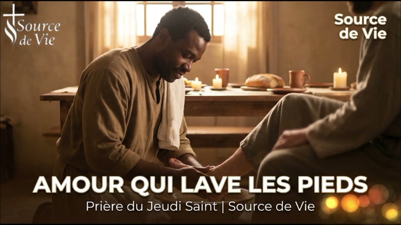 Lave nos pieds, Seigneur &ndash; Pri&egrave;re du Jeudi Saint | Source de vie...