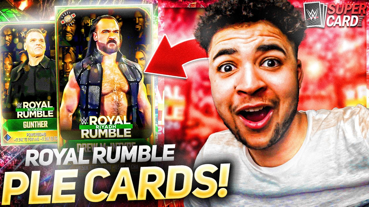 AWESOME NEW ROYAL RUMBLE 26 PLE CARDS IN WWE SUPERCARD!!