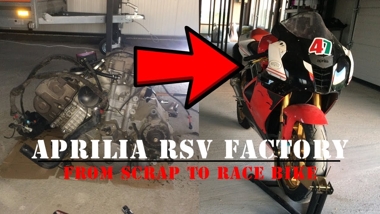 Aprilia RSV Factory: My track bike is born - build timelapse