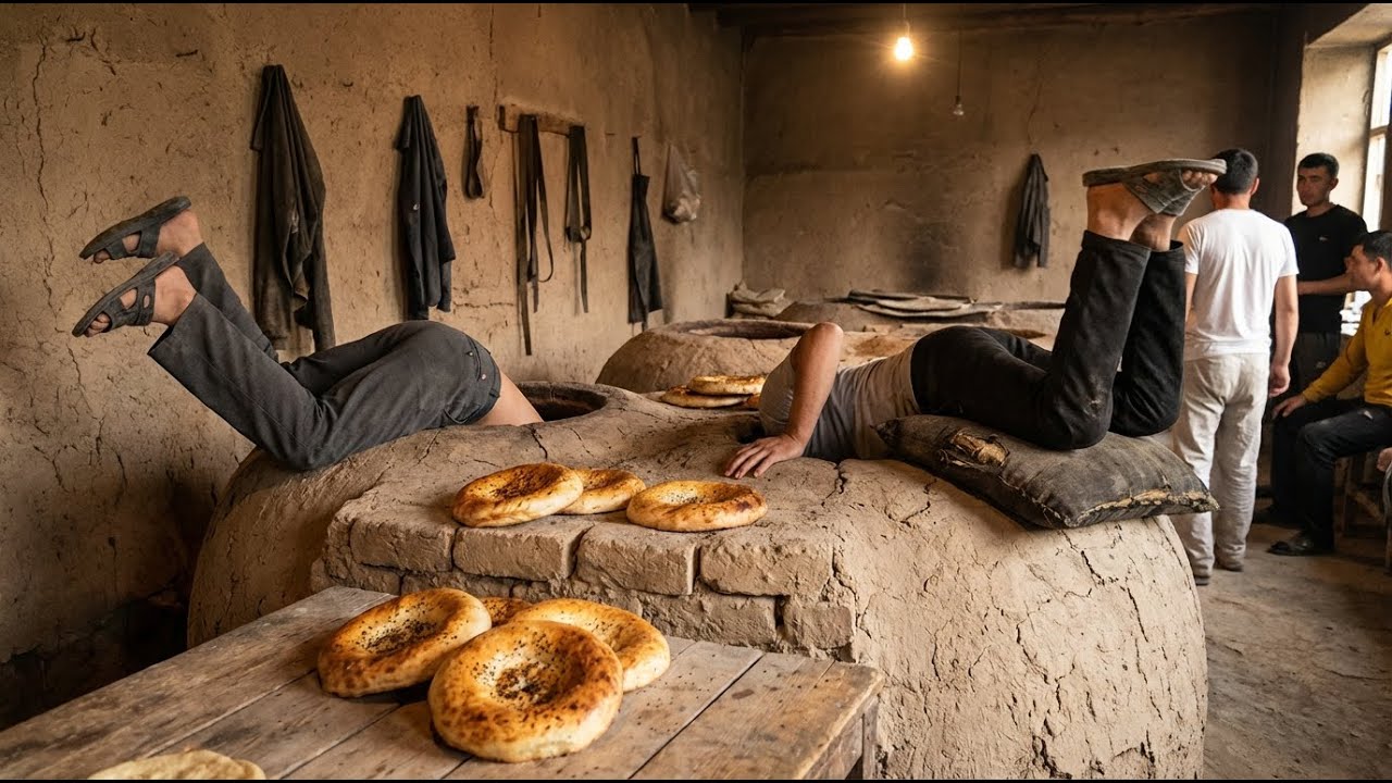 Legendary SAMARKAND Bread: Baking 15,000 LOAVES a Day in Ancient Ovens
