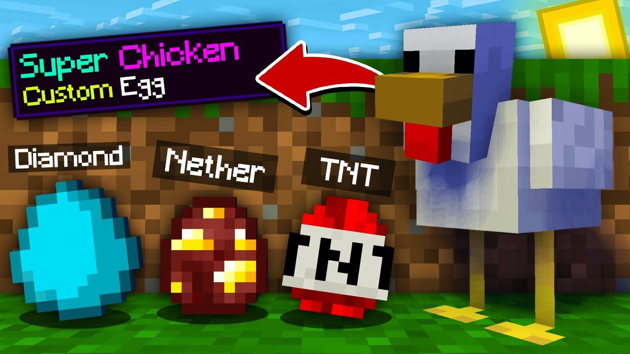 ماين كرافت الدجاج القادح !!🐔 | يبيض بيض مميز !🔥😱