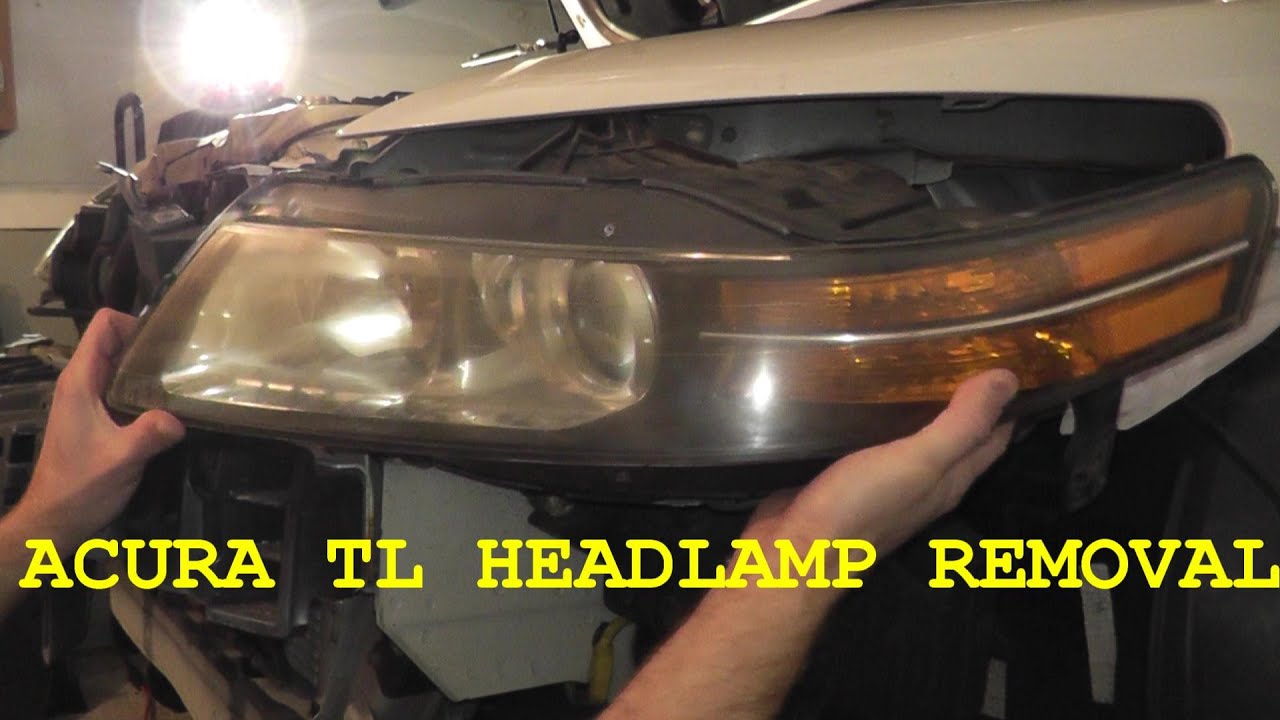 Acura TL Headlamp and Headlight Assembly Removal and Replacement HD