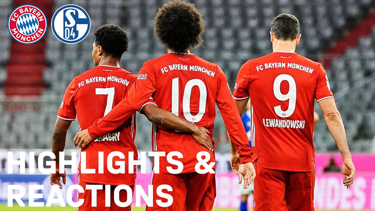 8 Goals, San&eacute; Debut & Lewandowski Rabona | FC Bayern vs. Schalke 04 8-0 | Highlights & Reactions