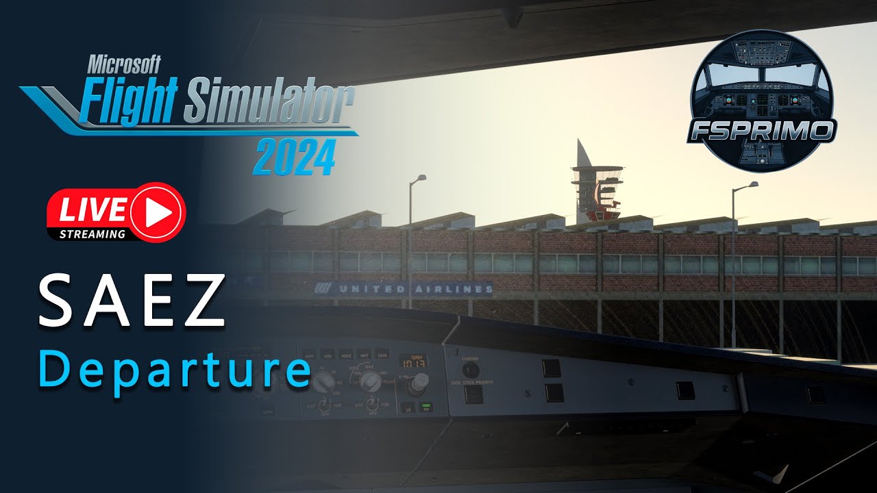 SAEZ DEPARTURE - CARGO OPS - #msfs2024 #quest3 #virtualreality #vr