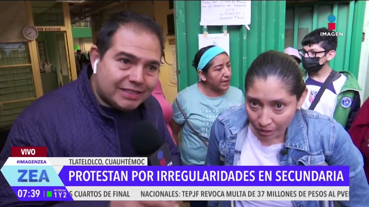 Padres de familia denuncian irregularidades en secundaria de Tlatelolco, CDMX | Francisco Zea