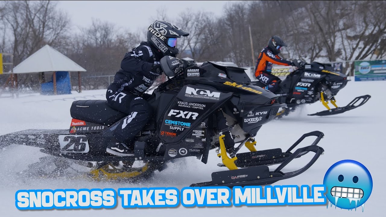Snocross Takes Over Millville!! TROLL TRAIN