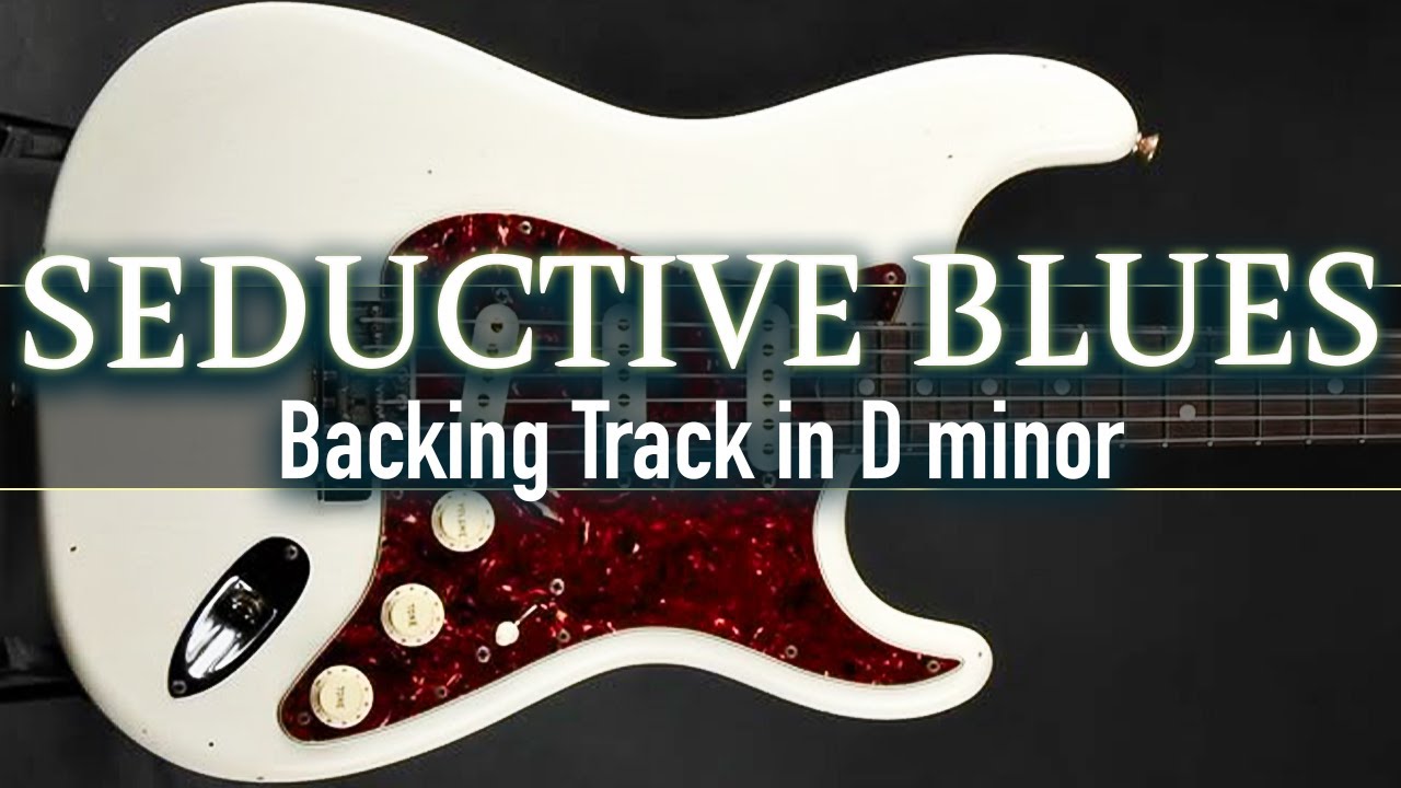 Seductive Groove Blues Backing Track in D minor | SZBT 1078