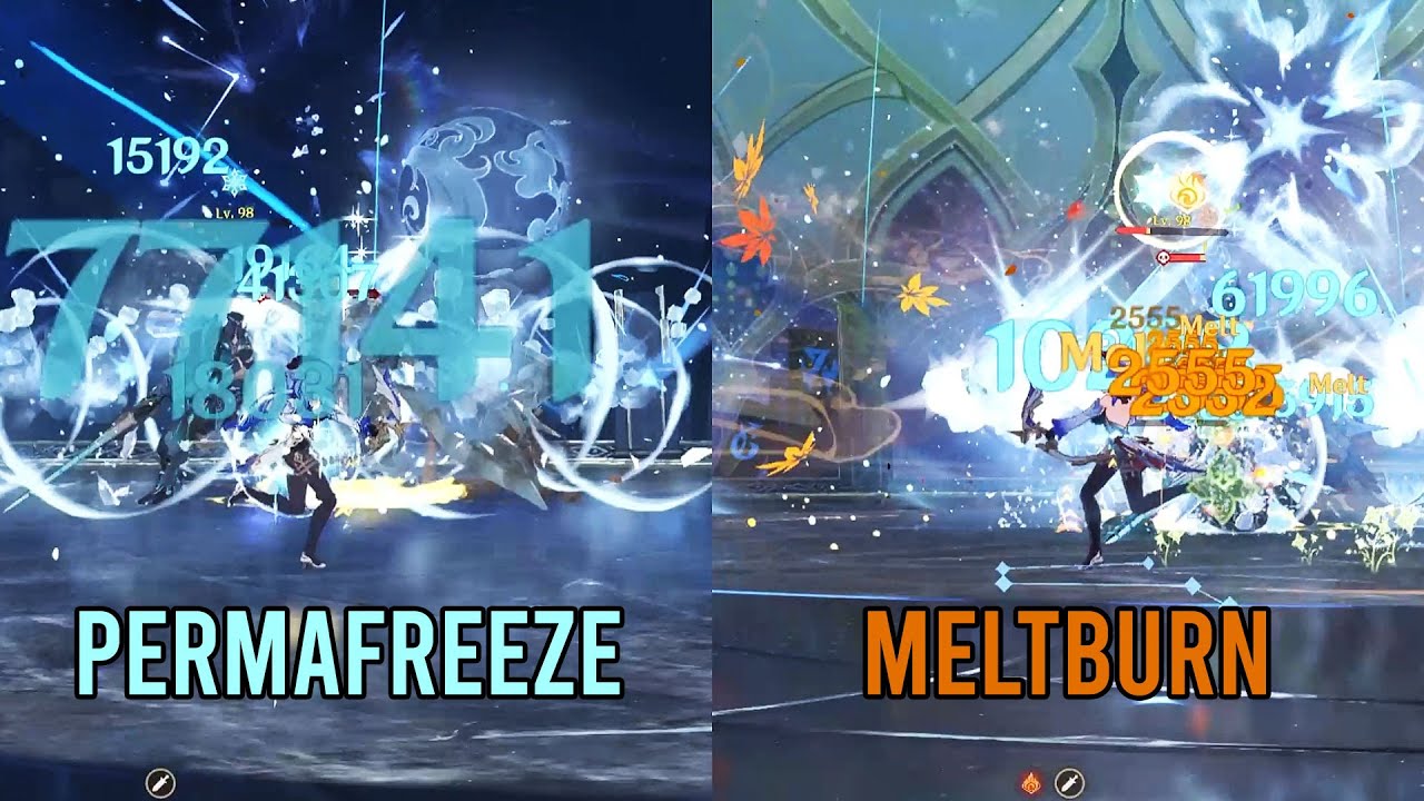 Ganyu Strongest AoE Team - Permafreeze vs Meltburn | Genshin Impact