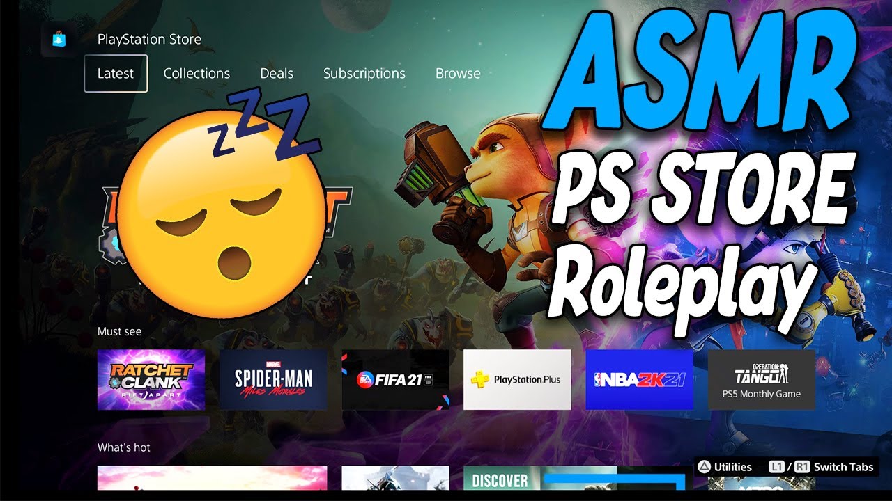 ASMR | Ролевая игра в PlayStation Store (шепотом)
