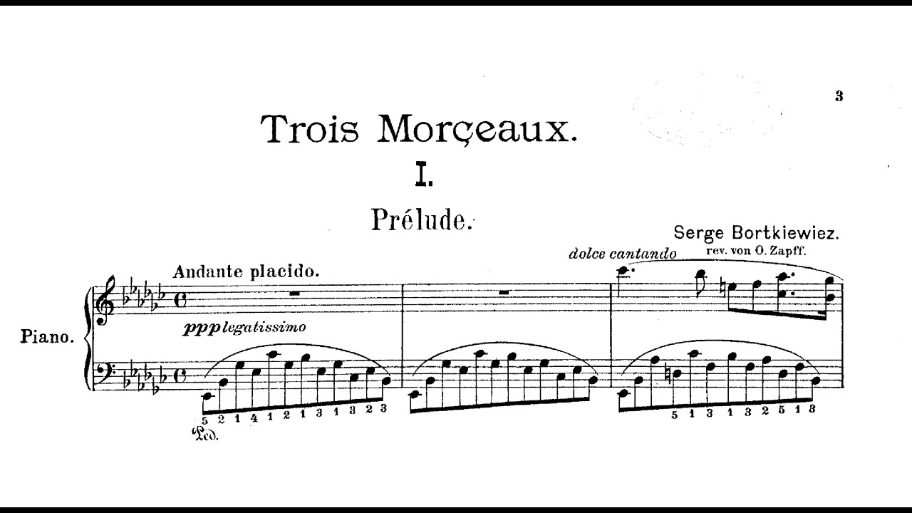 Sergei Bortkiewicz | Prelude, Op.6/1