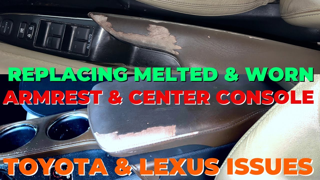 How to Replace Armrest Console Door Panel Leather 2013-2018 Toyota Avalon
