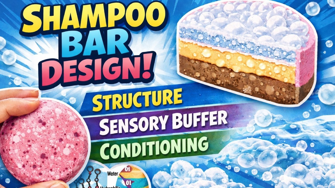 Как создать более качественный твердый шампунь | Структура, сенсорная буферная зона и кондиционир...