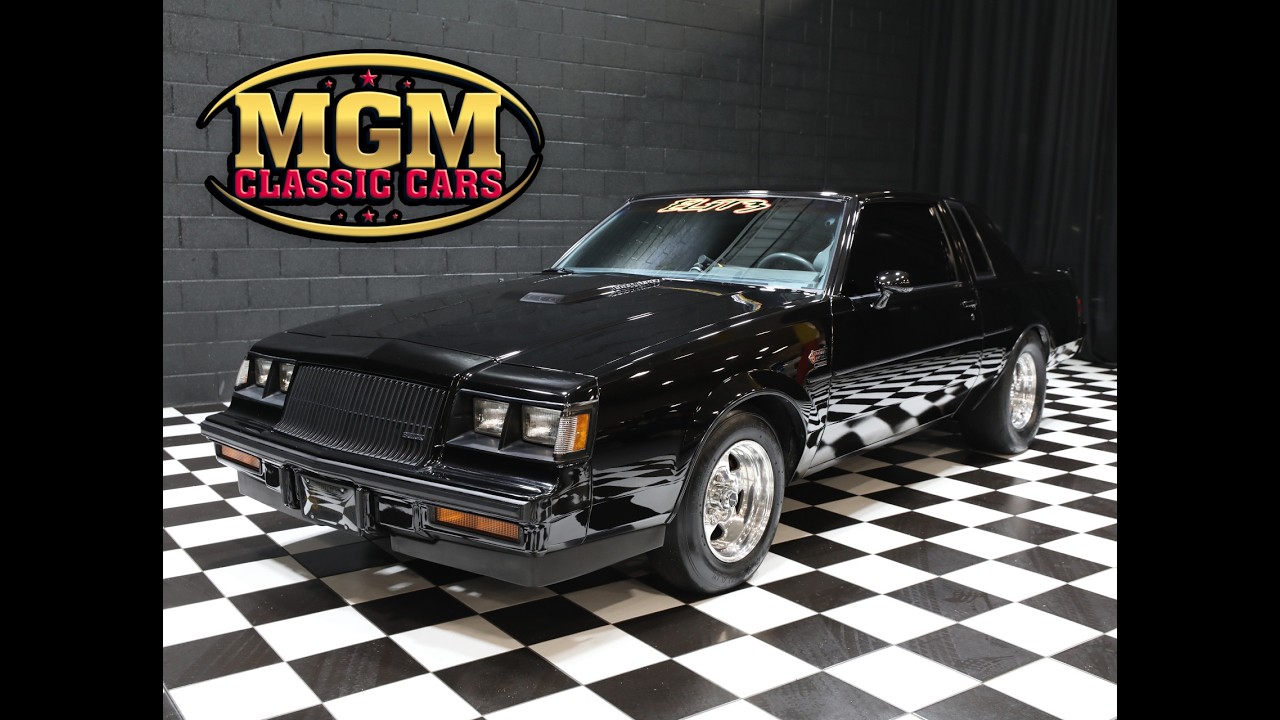 1987 Buick Grand National, 3.6 Turbo, HARDTOP, NICE PAINT - For Sale