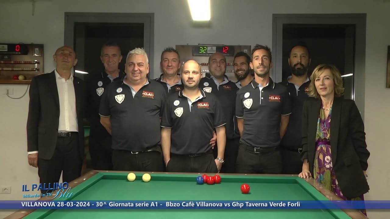 Il Pallino Blu 30° Giornata BBZO Cafè Villanova vs GHP Taverna Verde Forlì