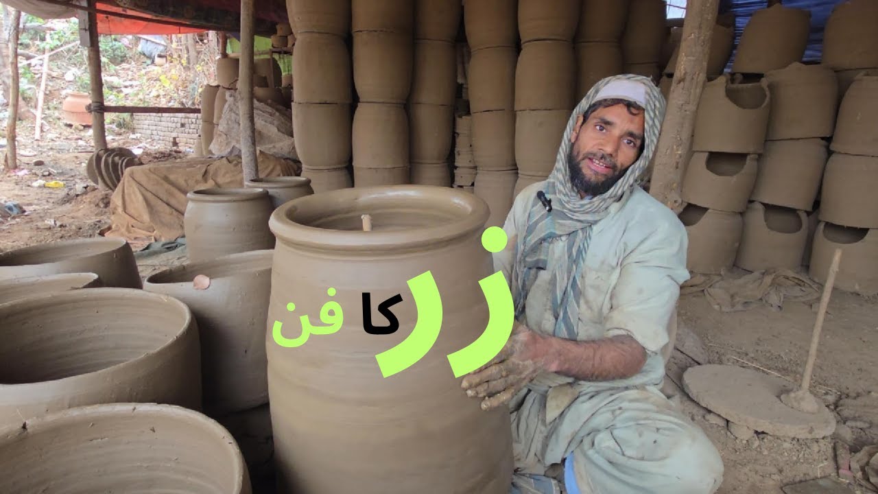 Zar the pottery maker who makes clay oven.