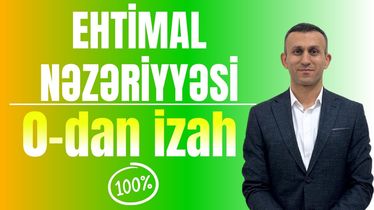 Ehtimal nəzəriyyəsinin elementləri