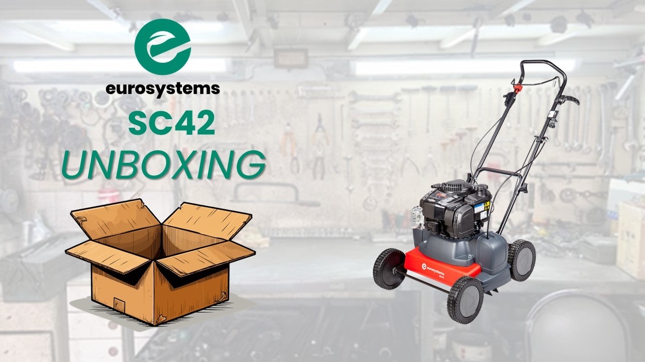 Unboxing di SC42 di EUROSYSTEMS: semplici operazioni di montaggio di questo scarificatore italiano